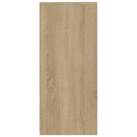 Dressoir 102x33x75 cm bewerkt hout sonoma eikenkleurig - thumbnail