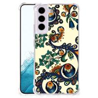 Anti Shock Case Samsung Galaxy S22 Barok Flower - thumbnail