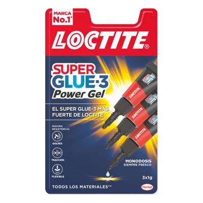 Secondenlijm Loctite Super Glue-3 Power Gel Mini Trio 3 Stuks (1 g)