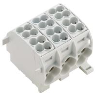 Weidmüller 1561130000 Verdeelblok Schroeven Lichtgrijs 2 stuk(s)