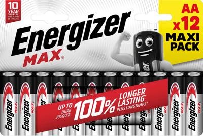 Energizer Max AA batterij (penlite) Alkaline 1.5 V 12 stuk(s)