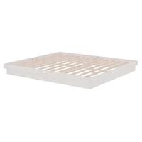 Bedframe massief hout wit 180x200 cm - thumbnail