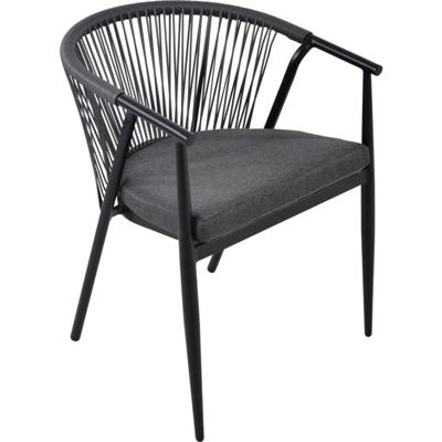 Silvan Stapelstoel aluminium tuinstoel - Set van 4 stuks