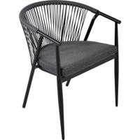 Silvan Stapelstoel aluminium tuinstoel - Set van 4 stuks - thumbnail