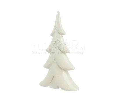 Kerstboompje Terracotta Wit 30cm