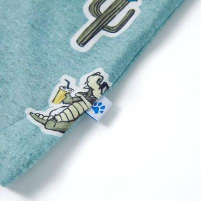 Kindershirt 104 gemleerd lichtgroen