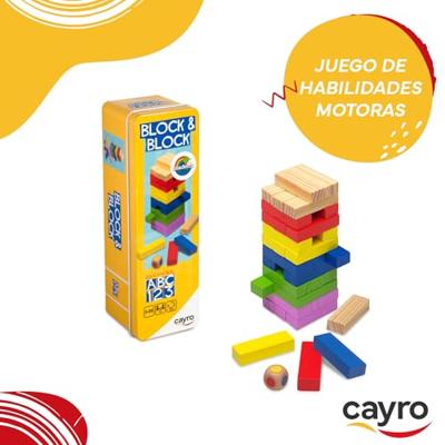 Behendigheidsspel Cayro Block and block 36 Onderdelen
