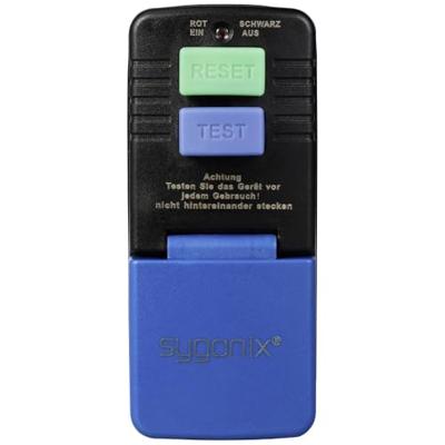 Sygonix SY-5732396 PRCD-tussenstekker 230 V/AC Zwart IP54 Sygonix SY-5732396 PRCD-tussenstekker 230 V/AC Zwart IP54