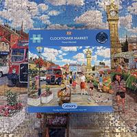 Gibsons Puzzel Clocktower Market 1000 Stukjes - thumbnail