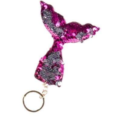 LG Imports sleutelhanger vissenstaart 10 x 9 cm fuchsia LG Imports sleutelhanger vissenstaart 10 x 9 cm fuchsia