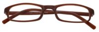 Lifetime Vision Leesbril rechthoekig unisex bruin sterkte +2.50 - thumbnail