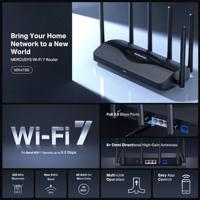 Mercusys MR47BE draadloze router 2.5 Gigabit Ethernet Tri-band (2,4 GHz / 5 GHz / 6 GHz) Zwart - thumbnail