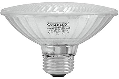 Omnilux 88043011 LED-lamp Energielabel F (A - G) E27 10 W Koudwit (Ø x l) 95 mm x 92 mm 1 stuk(s)