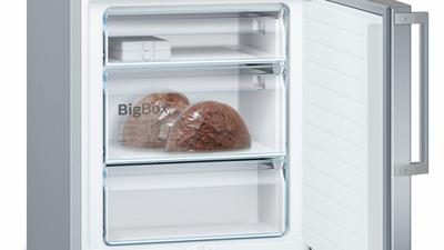 Bosch Serie 6 KGE49EICP koel-vriescombinatie Vrijstaand 413 l A+++ Roestvrijstaal