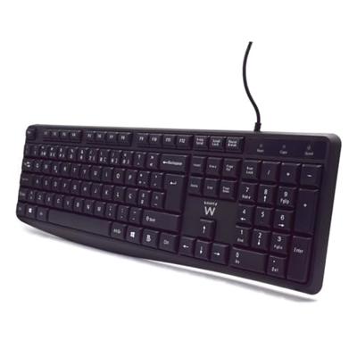 Toetsenbord Ewent EW3002 Zwart Qwerty Spaans