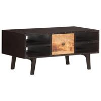 Salontafel 100x50x45 cm massief gerecycled hout - thumbnail
