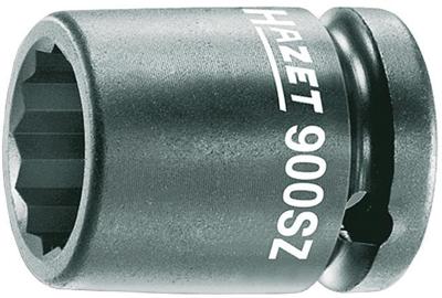 HAZET Krachtdopsleutel 900SZ-30 · 1/2 inch (12,5 mm) vierkant hol · Buitentwaalfkant tractieprofiel · SW 30 mm HAZET Krachtdopsleutel 900SZ-30 · 1/2 inch (12,5 mm) vierkant hol · Buitentwaalfkant tractieprofiel · SW 30 mm