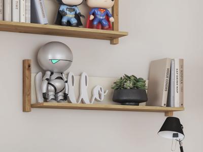 Wandplank LENAXO 90 cm kasjmier Wandplank LENAXO 90 cm kasjmier