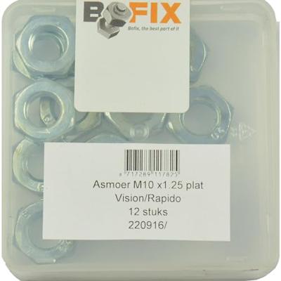 Bofix asmoer m10x1.25 plat vision/rapido/e-bike (12st)
