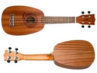 Flight Natural Series NUP310 Pineapple sopraan ukelele met gigbag - thumbnail