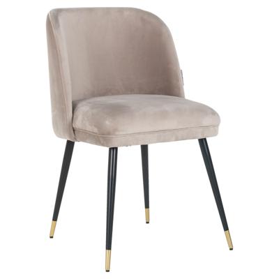 Richmond Eetkamerstoel 'Alicia' Velvet, kleur Khaki