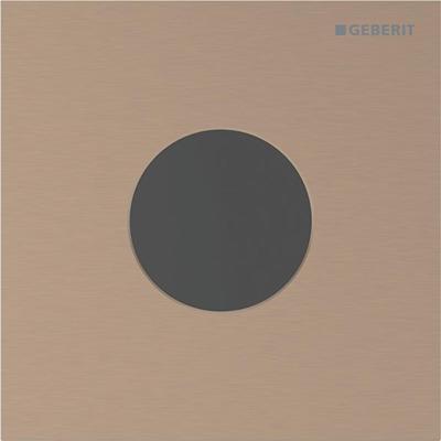 Bedieningsplaat Geberit Type 40 Met Batterijvoeding Round Easy To Clean Geborsteld Roodgoud