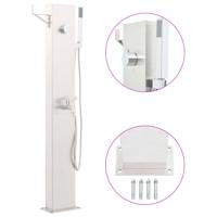 Tuindouchekraan 110 cm roestvrij staal - thumbnail