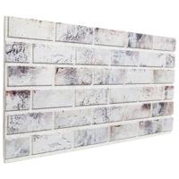 Wandpanelen 10 st 3D 100x50 cm EPS lichtgrijs - thumbnail