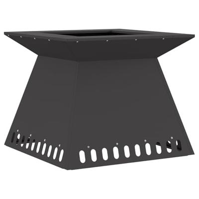 Vuurkorf Zwart 60 x 60 x 50 cm Koudgewalst staal