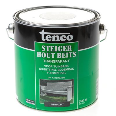 Steigerhoutbeits antraciet 2,5l verf/beits Tenco - Tenco