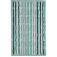 Cawö Cawö Noblesse Lines Streifen Gastendoekje seegrün - thumbnail