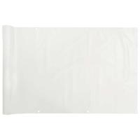 VidaXL Balkonscherm 700x75 cm pvc wit - thumbnail