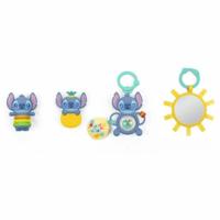 DISNEY BABY - STITCH - Geboortegeschenkset - 4 pasgeboren speeltjes, rammelaar, bijtring, multi-sensorisch speelgoed - thumbnail