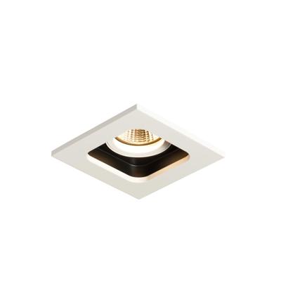 Inbouwspot BWS Kiana 1 LED 10x10x9cm 575L 7W Vierkant Wit Inbouwspot BWS Kiana 1 LED 10x10x9cm 575L 7W Vierkant Wit