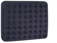 Gerimport luchtbed 2 persoons 203 x 182 x 22 cm blauw - thumbnail