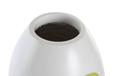 Vaas DKD Home Decor Gezicht Wit Hars Multicolour (20,5 x 20,5 x 38 cm)