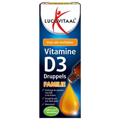 Lucovitaal Vitamine D3 Familie Druppels Lucovitaal Vitamine D3 Familie Druppels