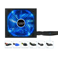 Voedingsbron TooQ XGEII LED 700W Zwart Blauw 700 W ATX RoHS 80 Plus Bronze - thumbnail