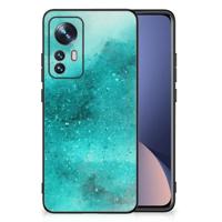 Kleurrijke Telefoonhoesje Xiaomi 12 | 12X Painting Blue - thumbnail