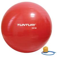 Tunturi gymbal l fitnessbal incl pomp l 55cm l rood - thumbnail