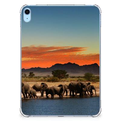 iPad (2022) 10.9 Back Case Olifanten iPad (2022) 10.9 Back Case Olifanten