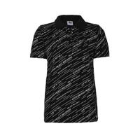 Jill & Mitch by Shoeby polo Blaze met all over print zwart/wit - thumbnail
