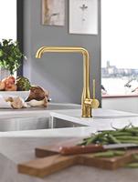 Grohe Essence New Keukenmengkraan cool sunrise geborsteld - thumbnail