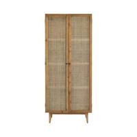 Tikamoon - Ninon - Kast van grenen en riet - thumbnail