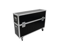 Roadinger Flightcase 2x LCD ZL50 voor 2 schermen tot 123,5cm breed - thumbnail