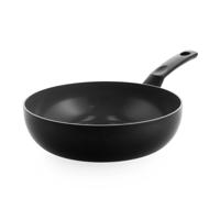 BK Easy Basic Ceramic wok 28cm Pan Zwart - thumbnail