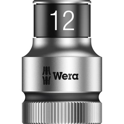 Wera 8790 HMC HF Zyklop Hand- en Machinedop met 1/2" Aandrijving met Vasthoudfunctie , 12.0 mm - 1 stuk(s) - 05003732001 Wera 8790 HMC HF Zyklop Hand- en Machinedop met 1/2" Aandrijving met Vasthoudfunctie , 12.0 mm - 1 stuk(s) - 05003732001
