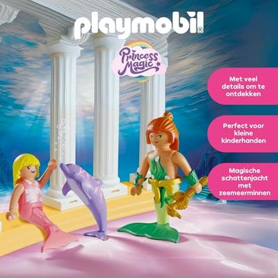 Playmobil Princess Magic Zeemeerminschat met dolfijnen Playmobil Princess Magic Zeemeerminschat met dolfijnen