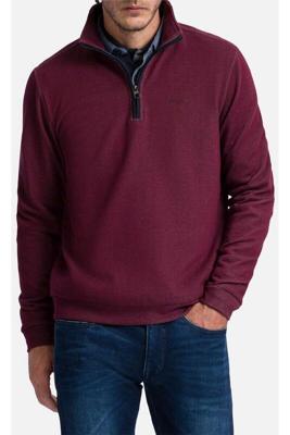Pierre Cardin Modern Fit Troyer bordeaux, Effen