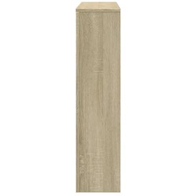 Radiatorombouw 149x20x82 cm bewerkt hout sonoma eikenkleurig